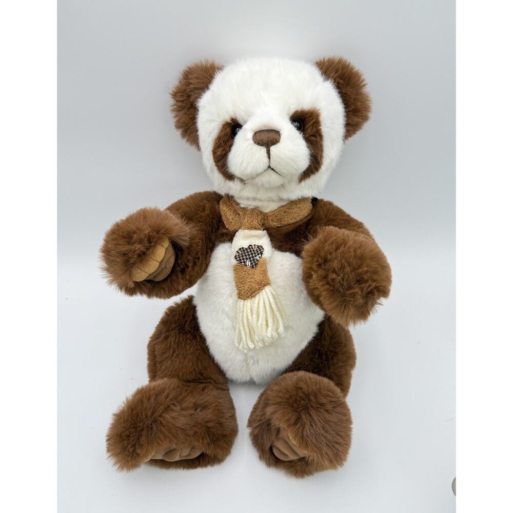 Charlie Bears 2020 Albie Brown White Panda 15" Fully Jointed By Isabelle Lee HTF